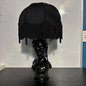 Gothic Skull Woman Bust Table Lamp with Black Shade 24" Halloween Skeleton NEW